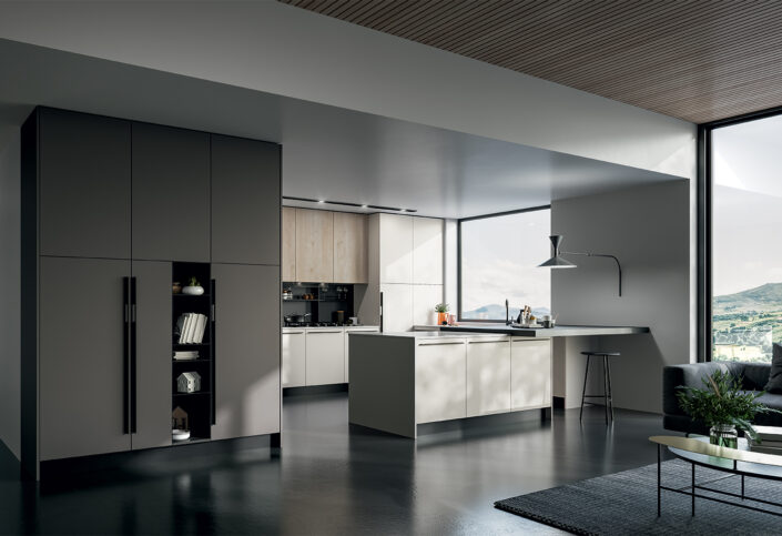 cucina di design con isola round arredo3 cucina di design con isola round arredo3