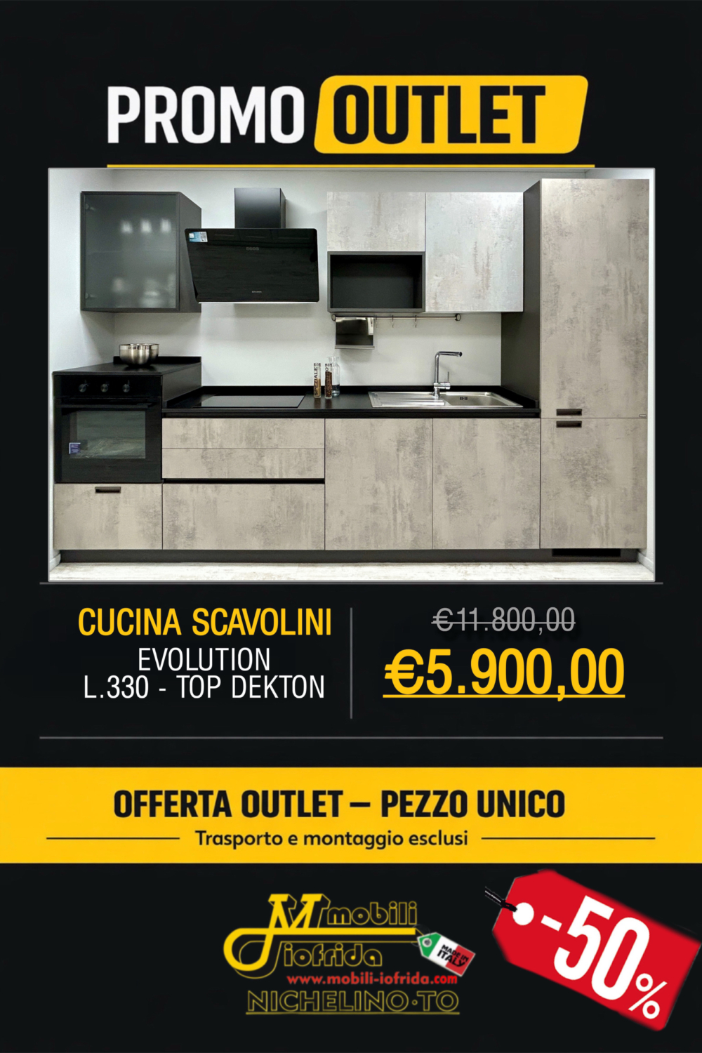 CUCINA COMPLETA DI ELETTRODOMESTICI