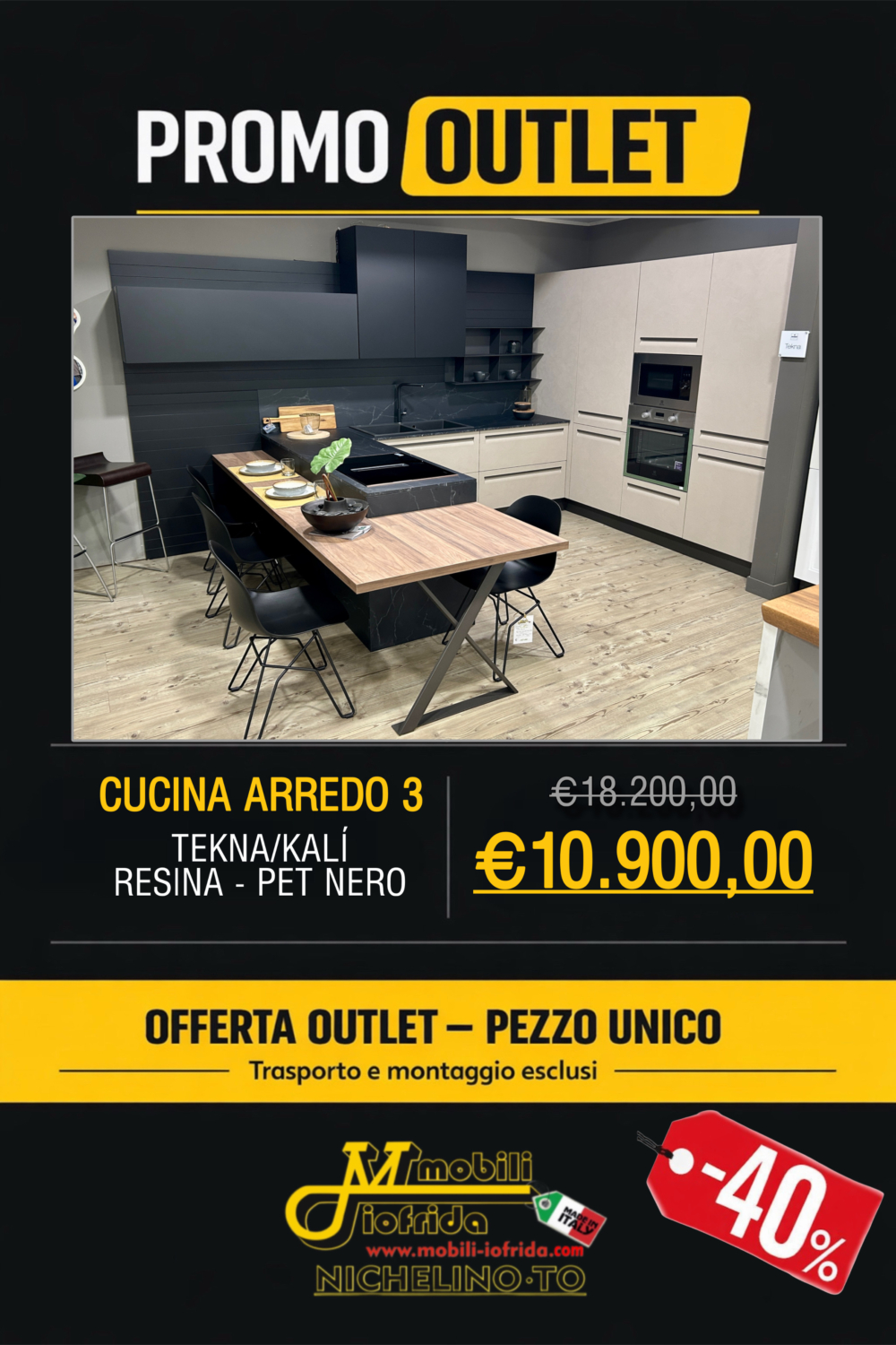 CUCINA COMPLETA DI ELETTRODOMESTICI